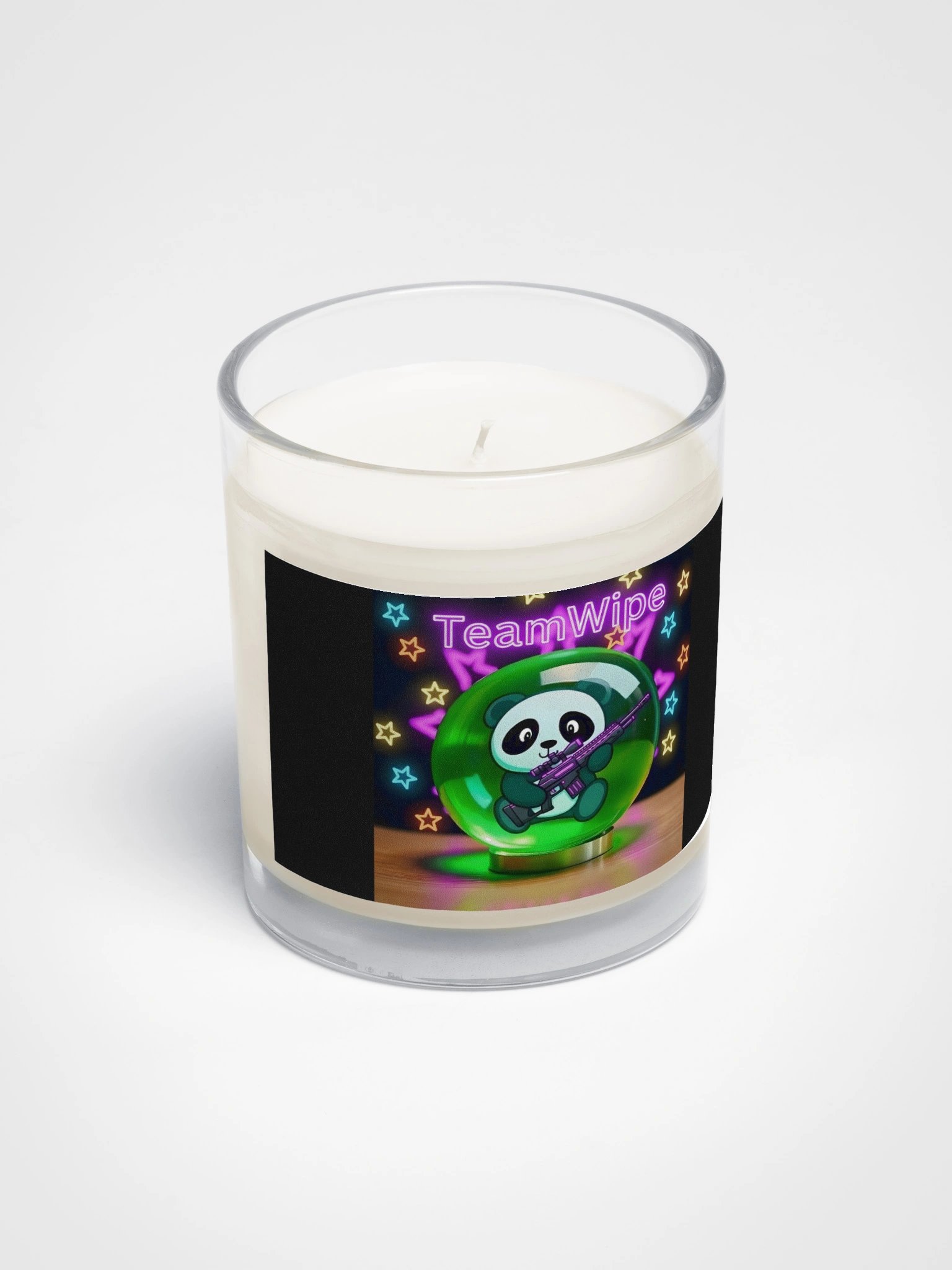 Neon Panda TeamWipe Soy Wax Candle product image (2)