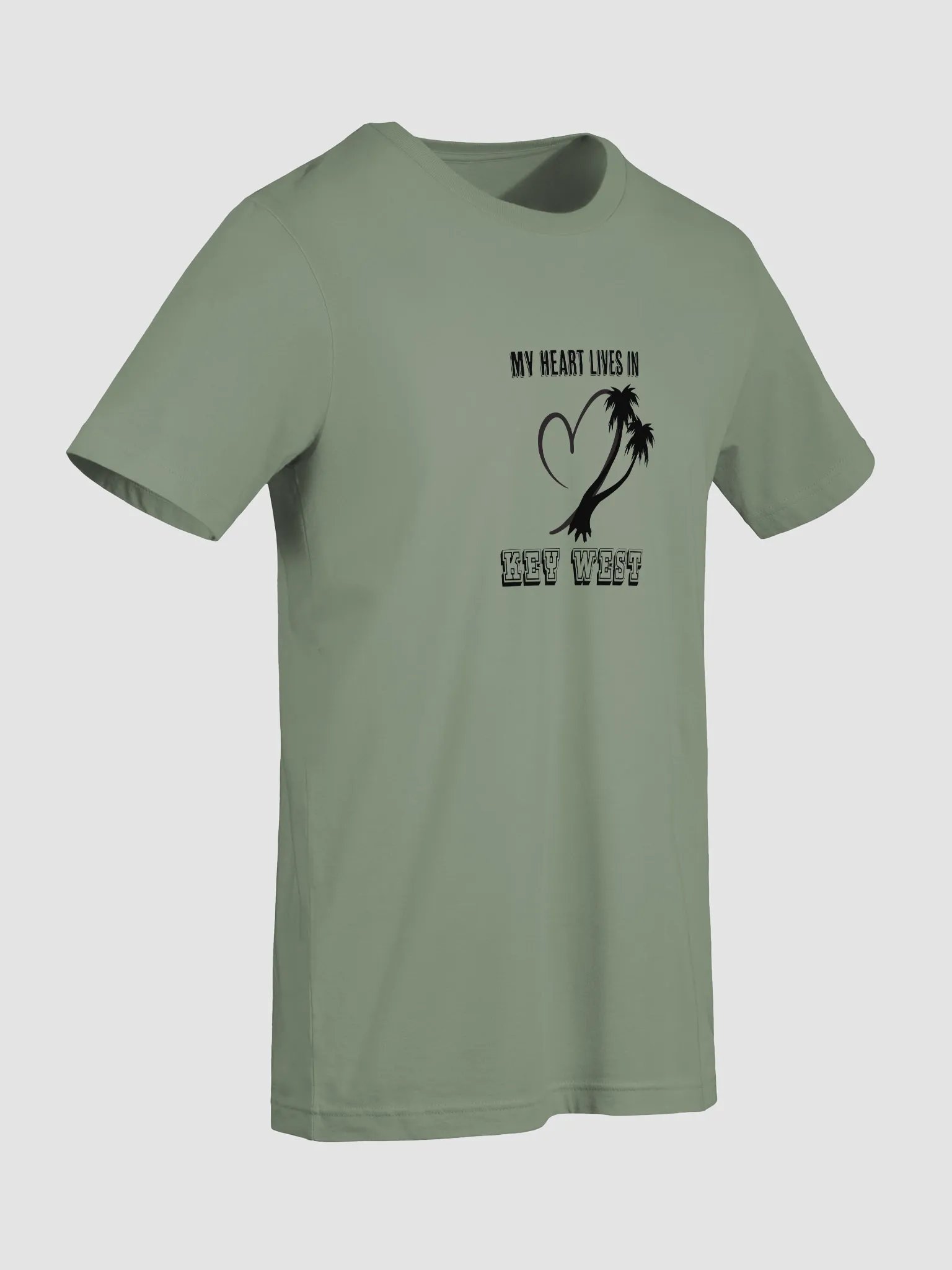 My Heart Lives in Key West T-shirt Unisex Ultra-Soft Tee product image (10)