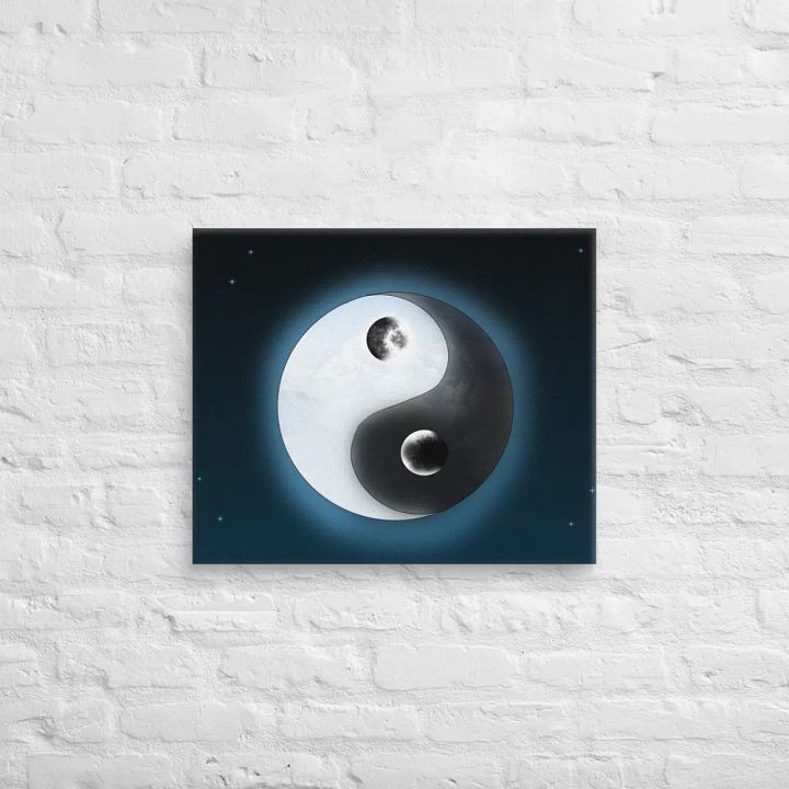 Yin and Yang: Embrace of Balance Canvas product image (2)