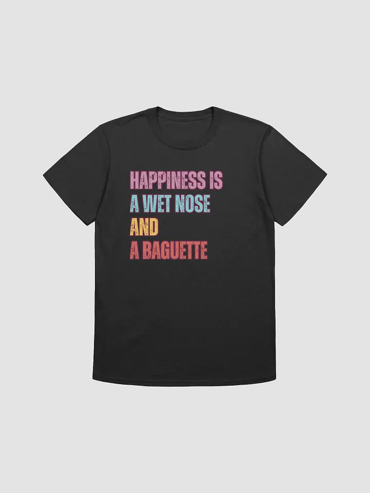 Happiness Is A Wet Nose – Funny Pet Lover T-Shirt product image (2)