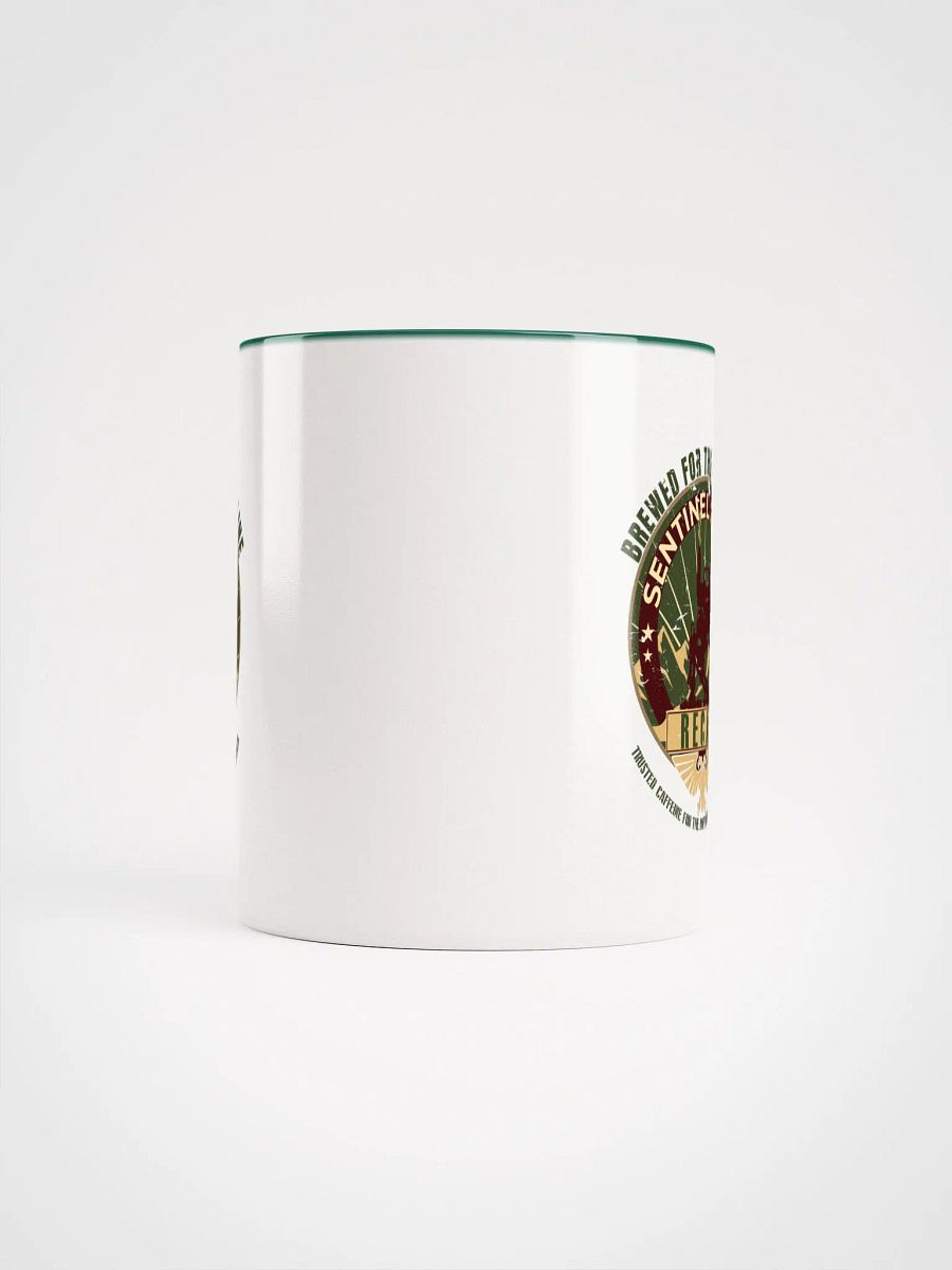 Sentinel Roast Recaff – Retro Warhammer 40K Astra Militarum Propaganda Poster Ceramic Mug product image (18)