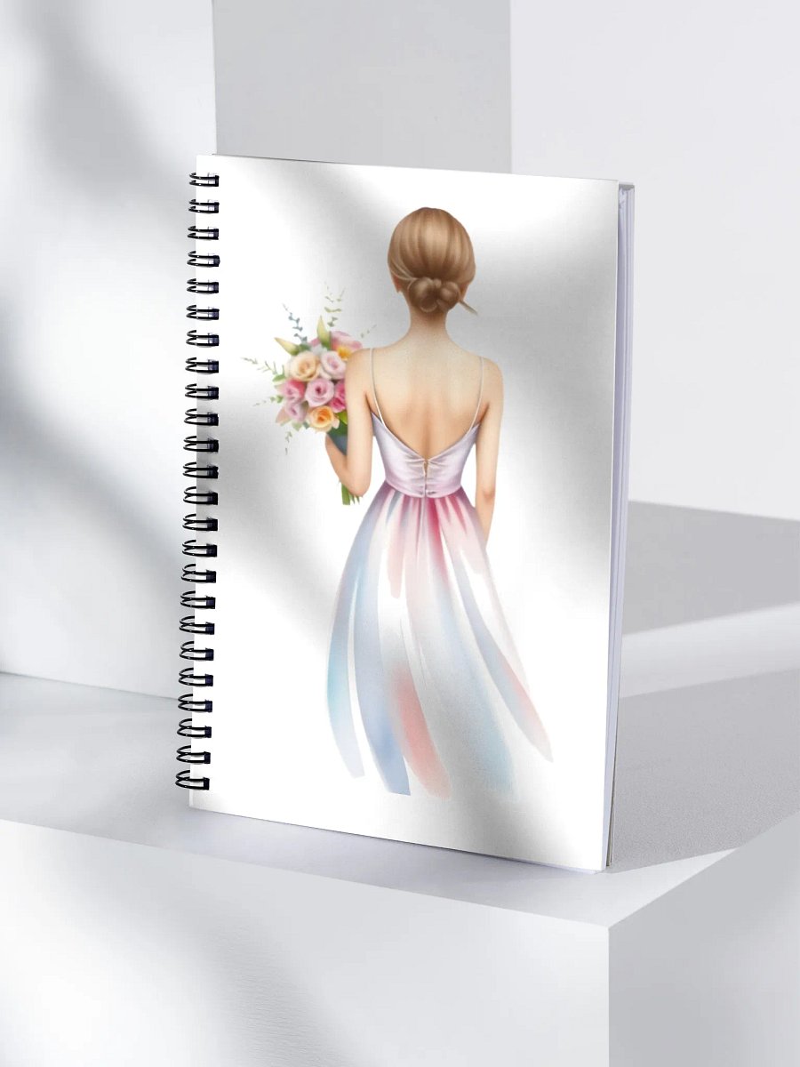 Flower Girl Spiral Doted Notebook product image (4)