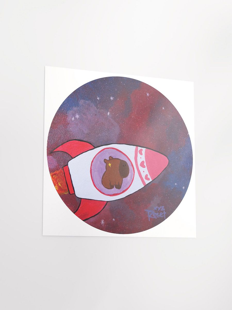 🌌 Espacio | Capybara Print product image (2)