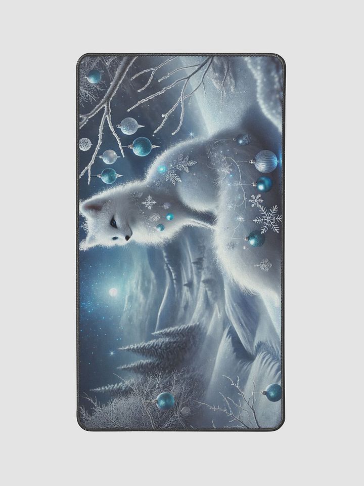 Winter Fox Enchantment Desk Mat - 12"x22" product image (2)