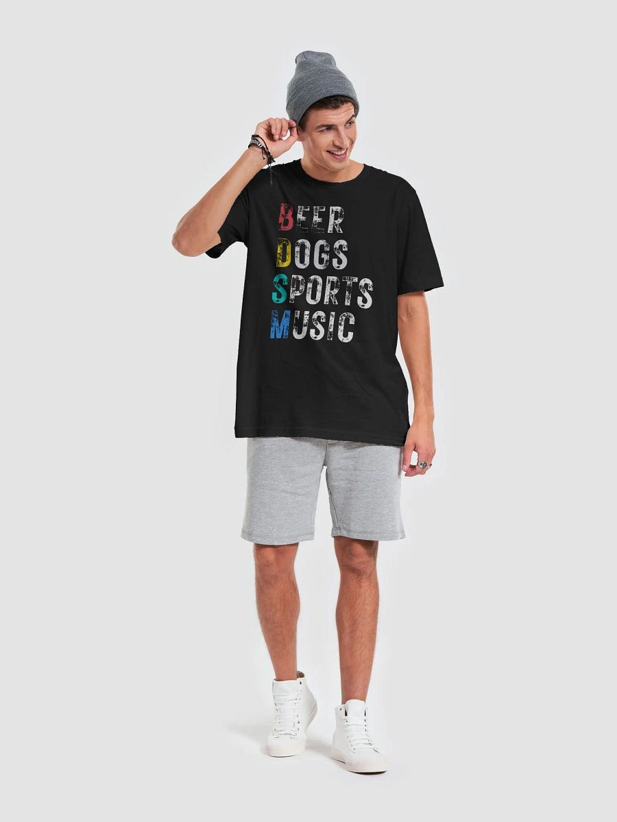 Funny Beer Dogs Sports Music T-Shirt – Perfect for Party And Game Day product image (4)