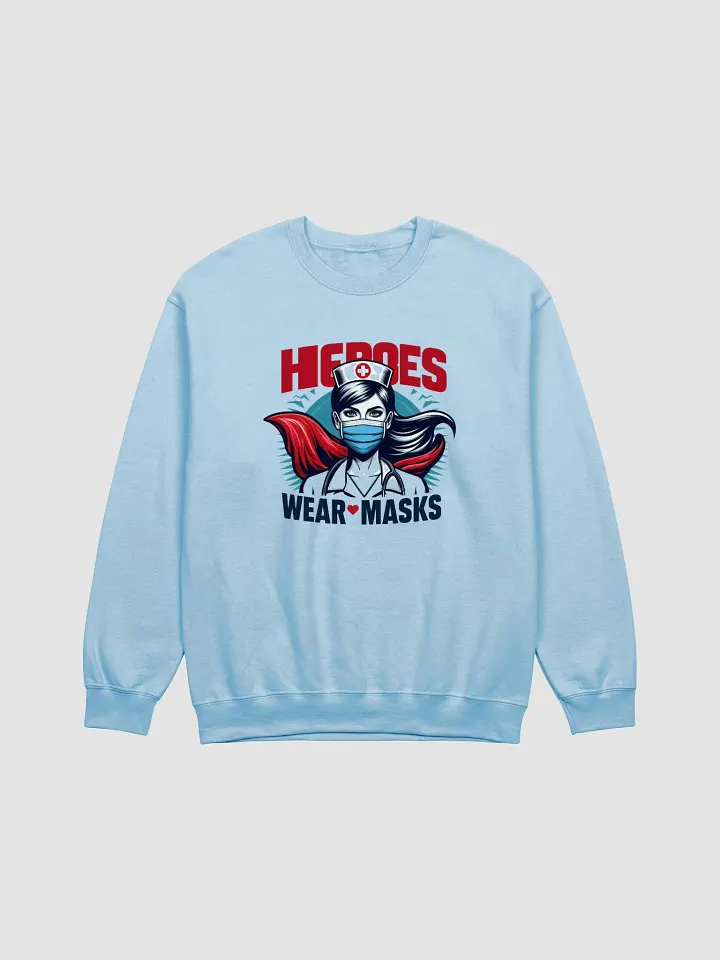 Heroic Nurse - Masked Crusader Sweatshirt product image (1)