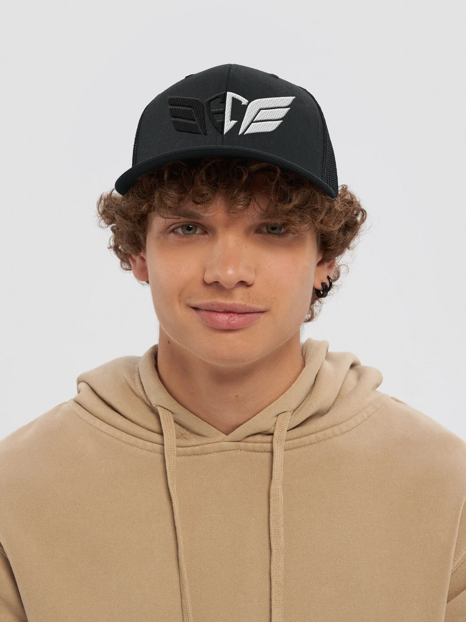 Trucker Hat EC Black&White product image (5)