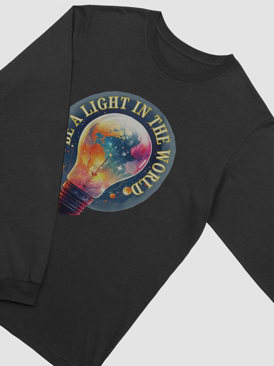 Reflective Bulbs Graphic | Long Sleeve T Shirt | Be A Light In The World product image (2)