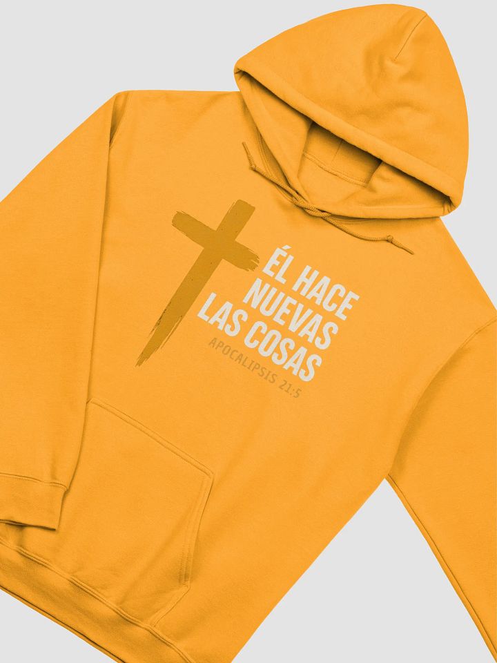 Sudadera Unisex Con Capucha | Él hace nuevas las cosas product image (2)