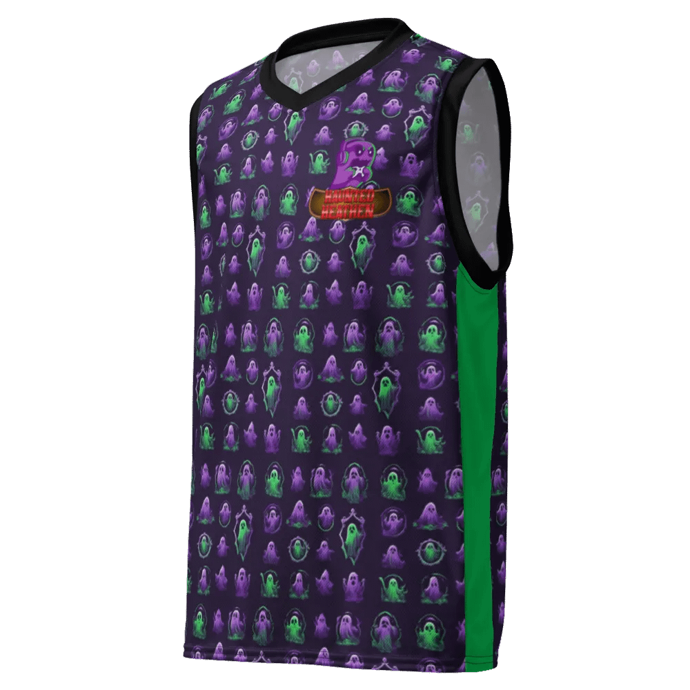 Haunted Heathen 666 Basketball Jersey product image (1)