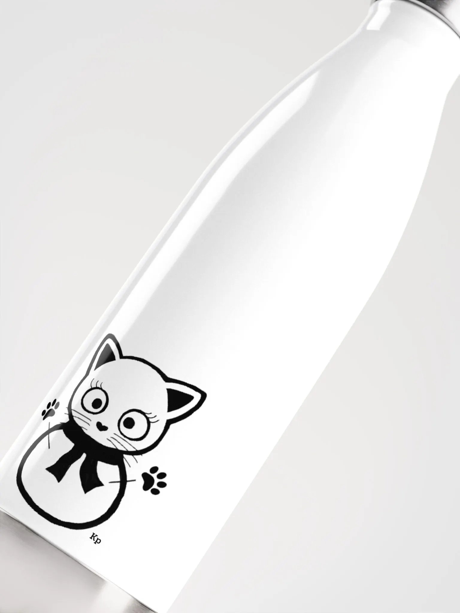 Furry Kitty Hugs Water Bottle product image (5)