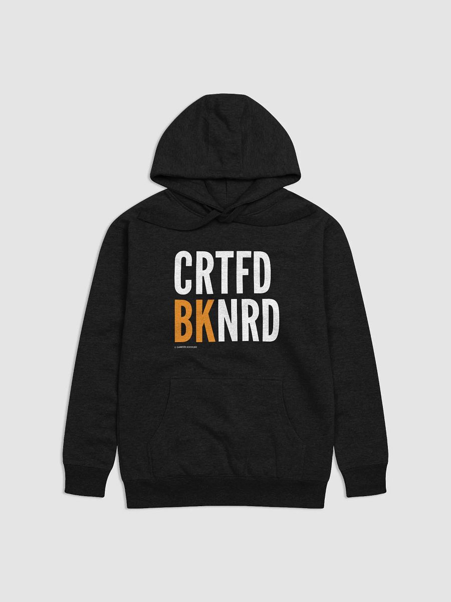 'Certified Book Nerd' Unisex Hoodie product image (1)