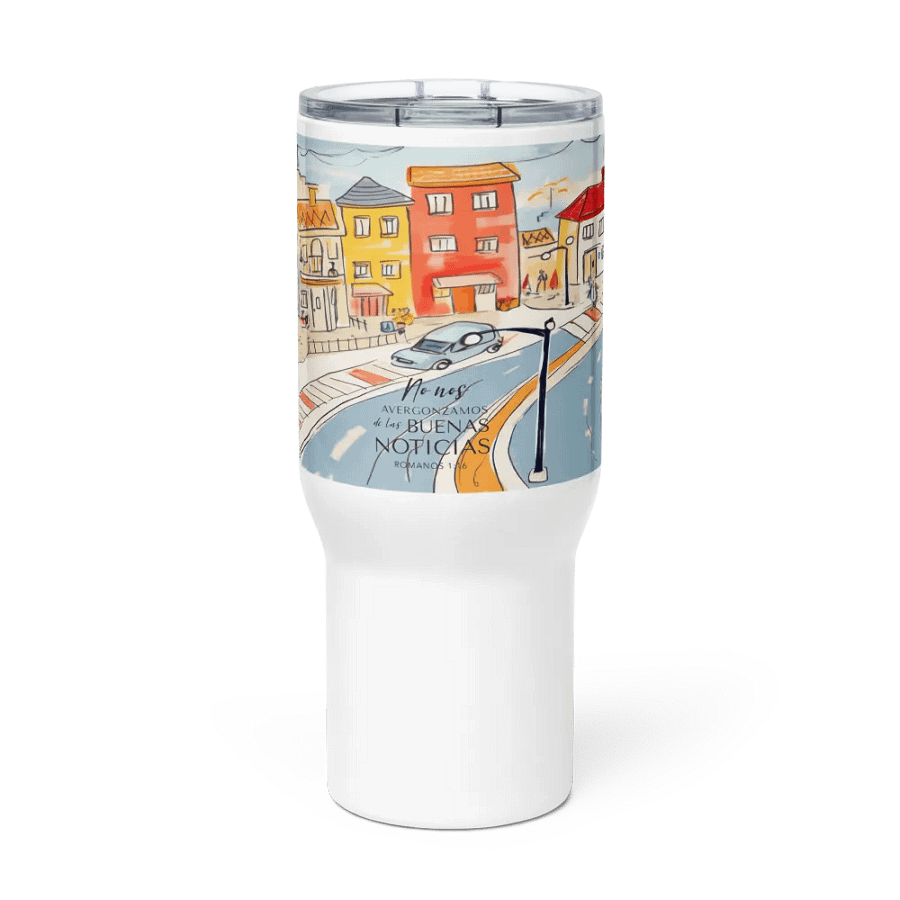 "No Nos Avergonzamos de las Buenas Noticias" Travel Mug product image (1)