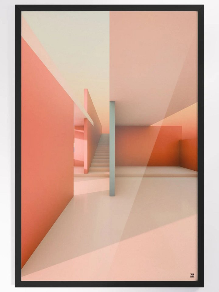 Architectural Landscape - Summer Pastel 03 24"x36" product image (2)