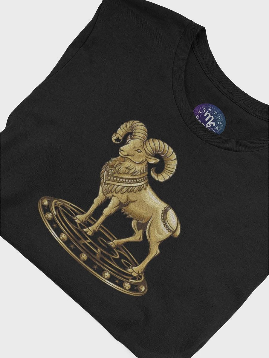 Exclusive Aries Zodiac T-Shirt - Unisex Majestic Ram and Celestial Design product image (7)