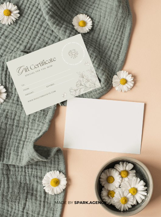 Green Floral Mother's Day Gift Certificate product image (5)