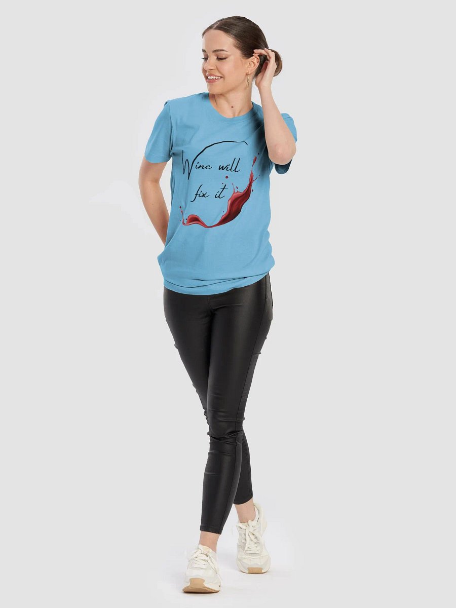 Wine will fix it Supersoft T-Shirt product image (105)