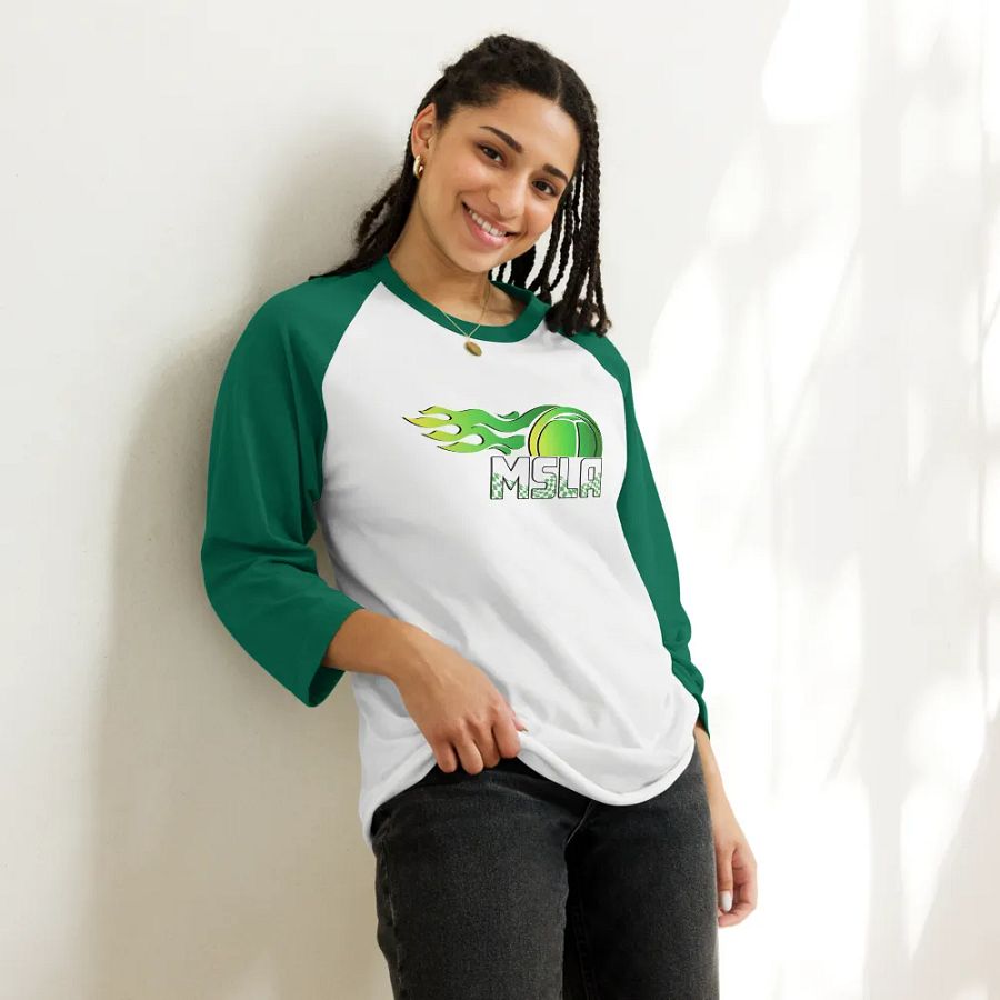 MSLA Green Jersey Raglan Tee product image (9)