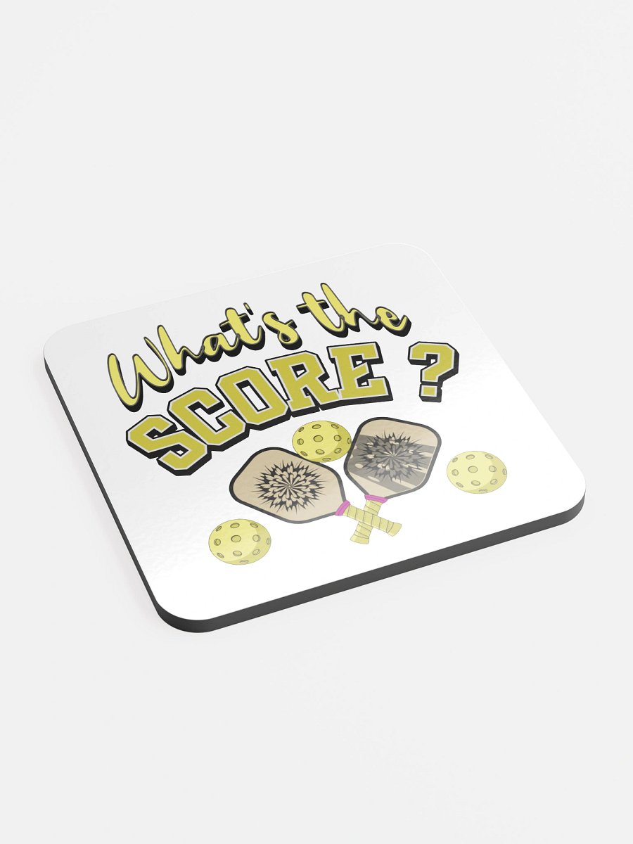 Whats The Score Pickleball Stylish Paddle Coaster Set product image (2)