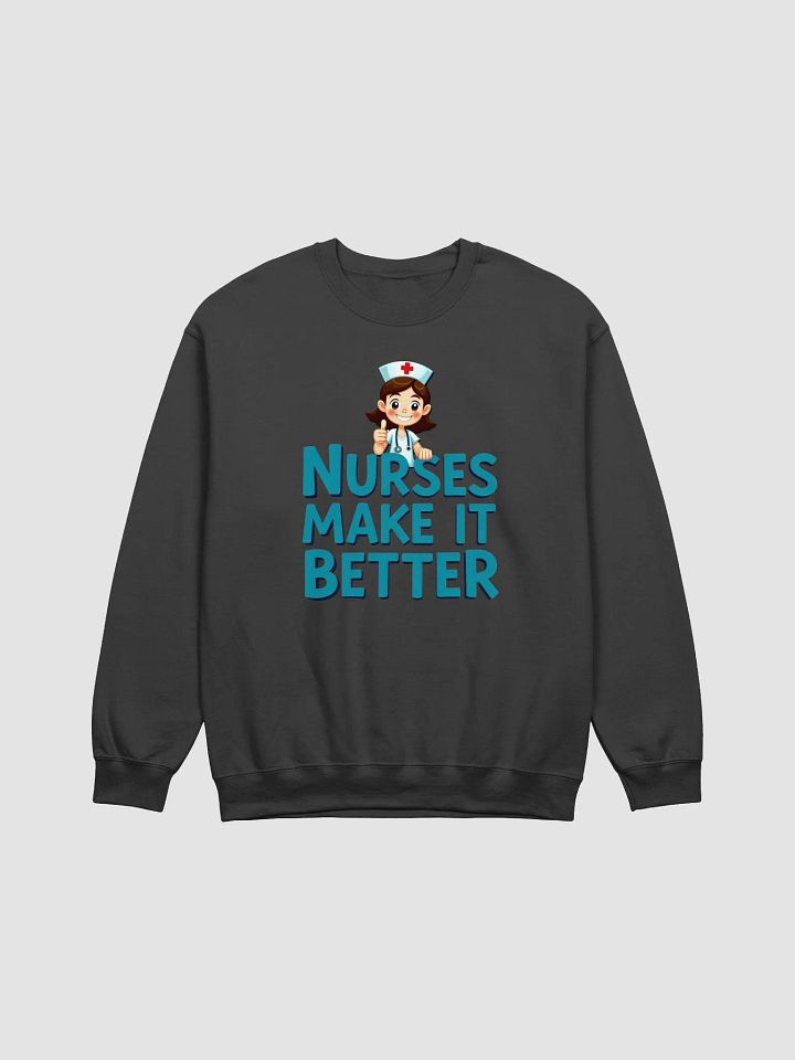 Nurse Power Thumbs-Up Crewneck product image (6)