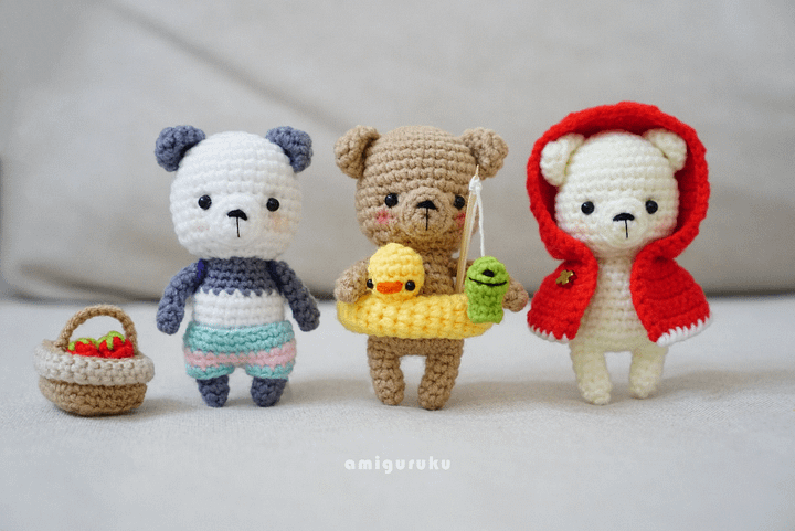 Picnic Bears - PDF Pattern product image (1)
