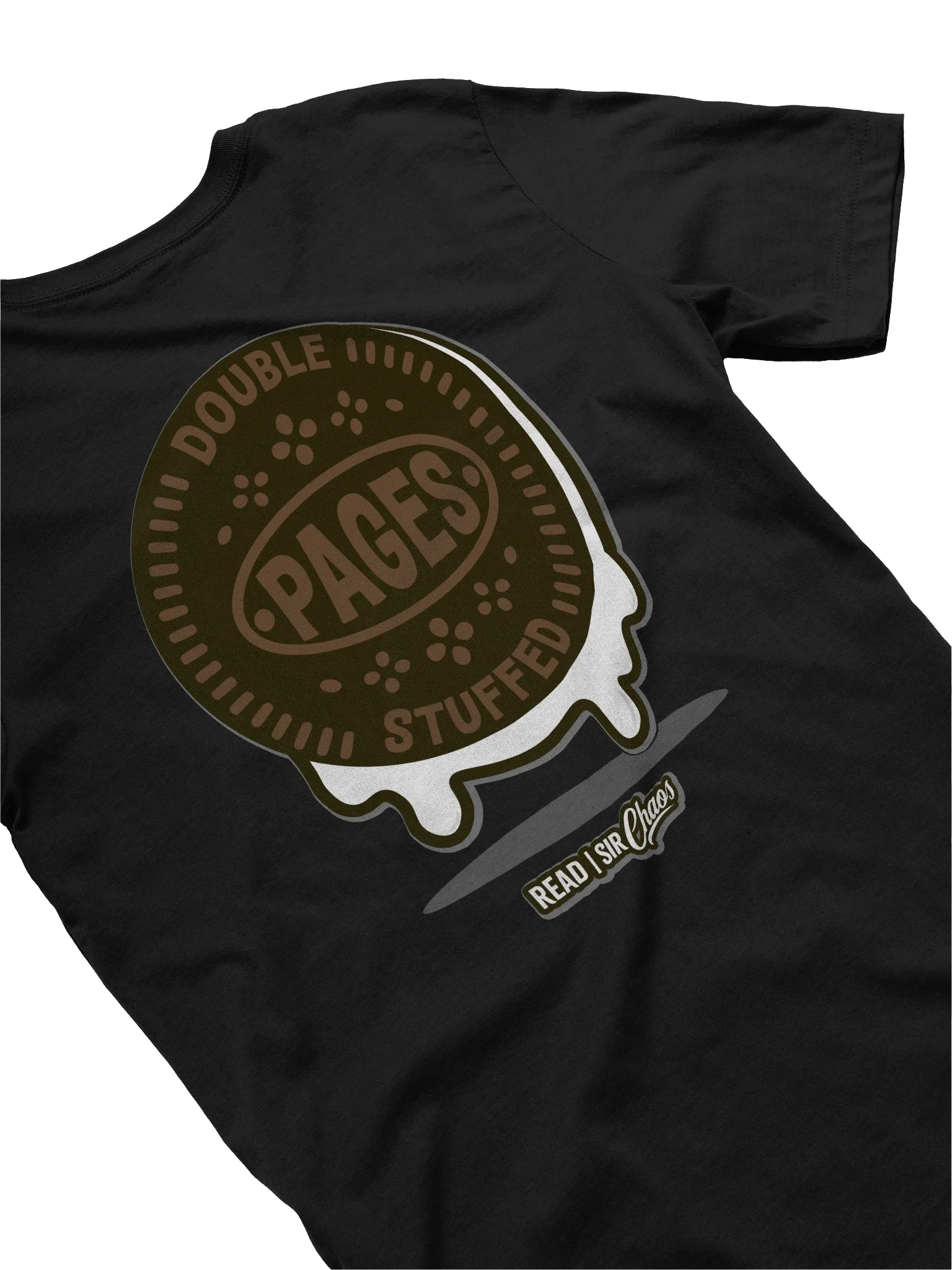 Double-Stuffed Pages Cookie Tshirt (Dark) product image (4)