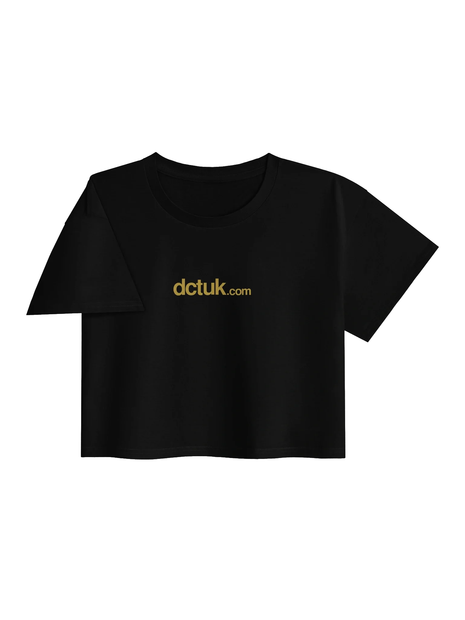 DCTUK Black Gold Crop Top product image (3)