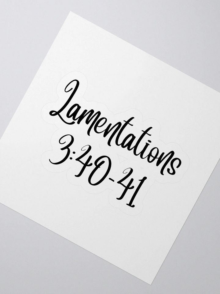 Lamentations 3:40-41 product image (6)