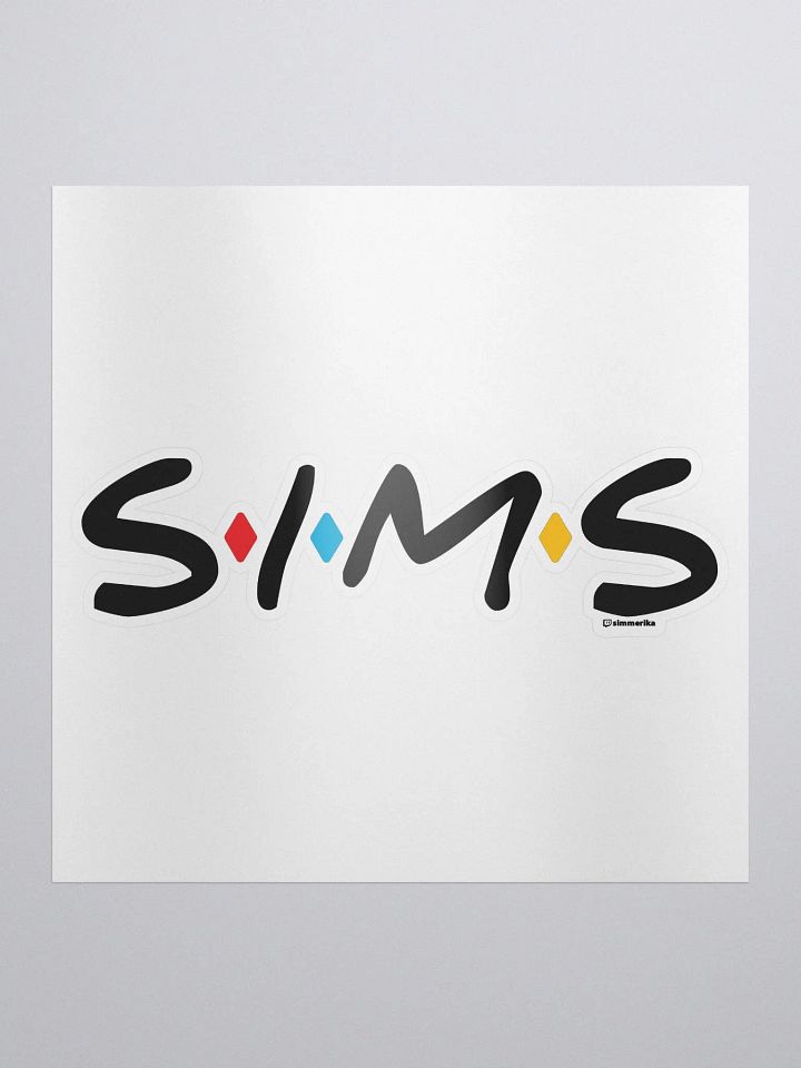 Sims Friends Style Sticker product image (1)