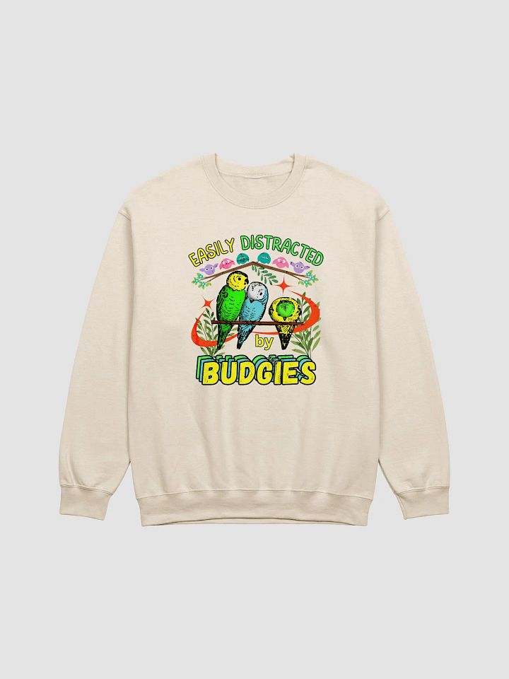 Easily Distracted by Budgies Sweatshirt product image (19)