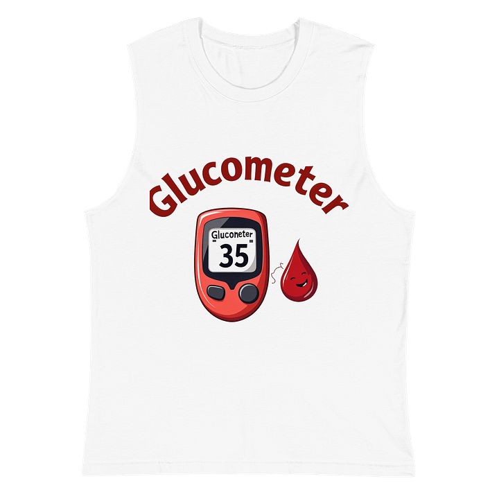 Smiling Glucose Drop Muscle Tank product image (2)