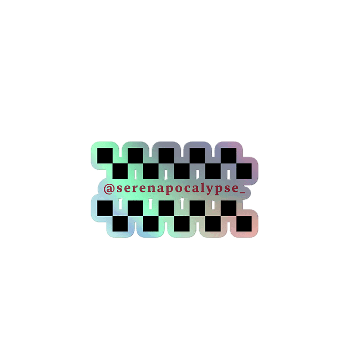 Textured effect sticker - holographic product image (1)