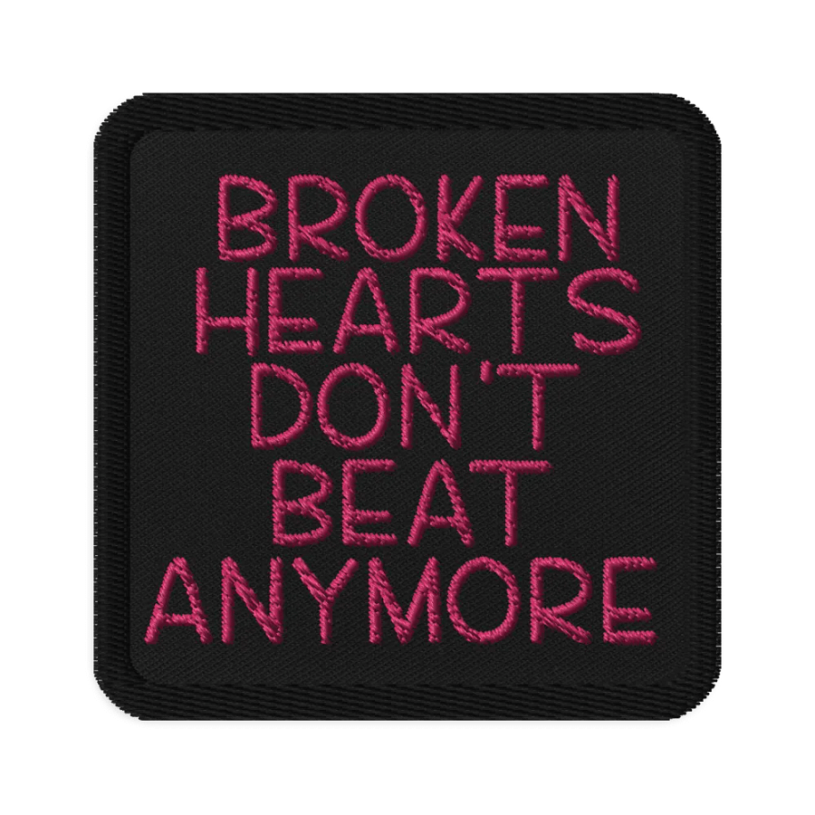 Broken Hearts Embroidered Patch product image (1)