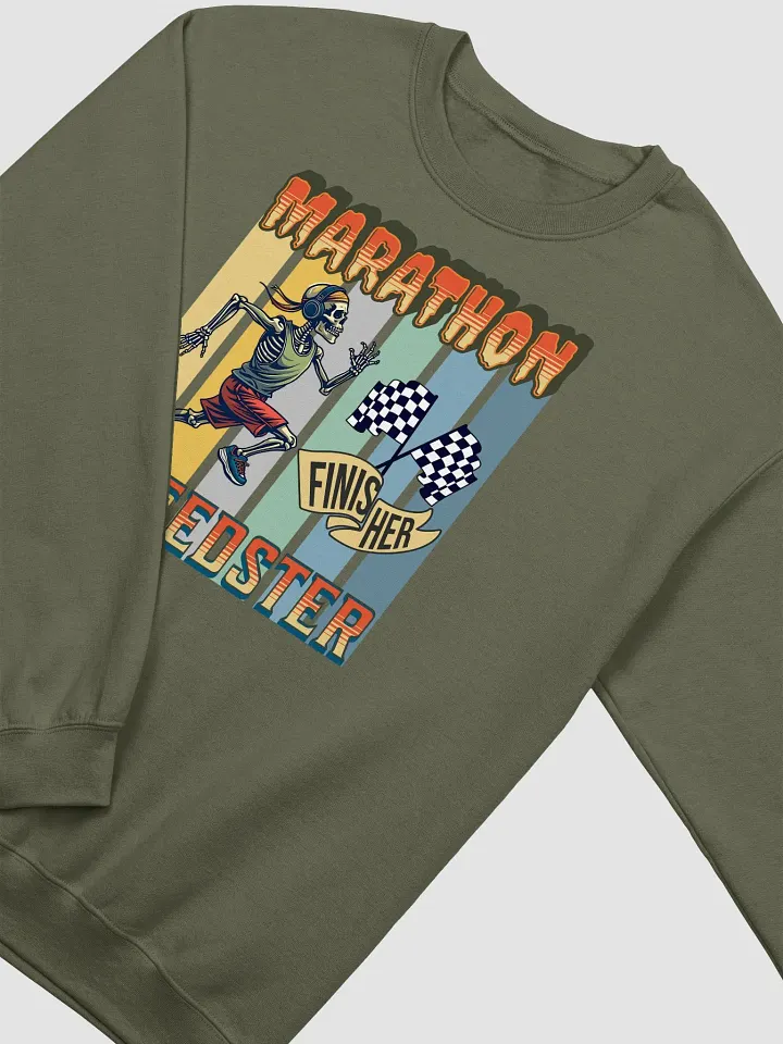 Marathon Speedster Skeleton Running Crewneck Sweatshirt product image (12)