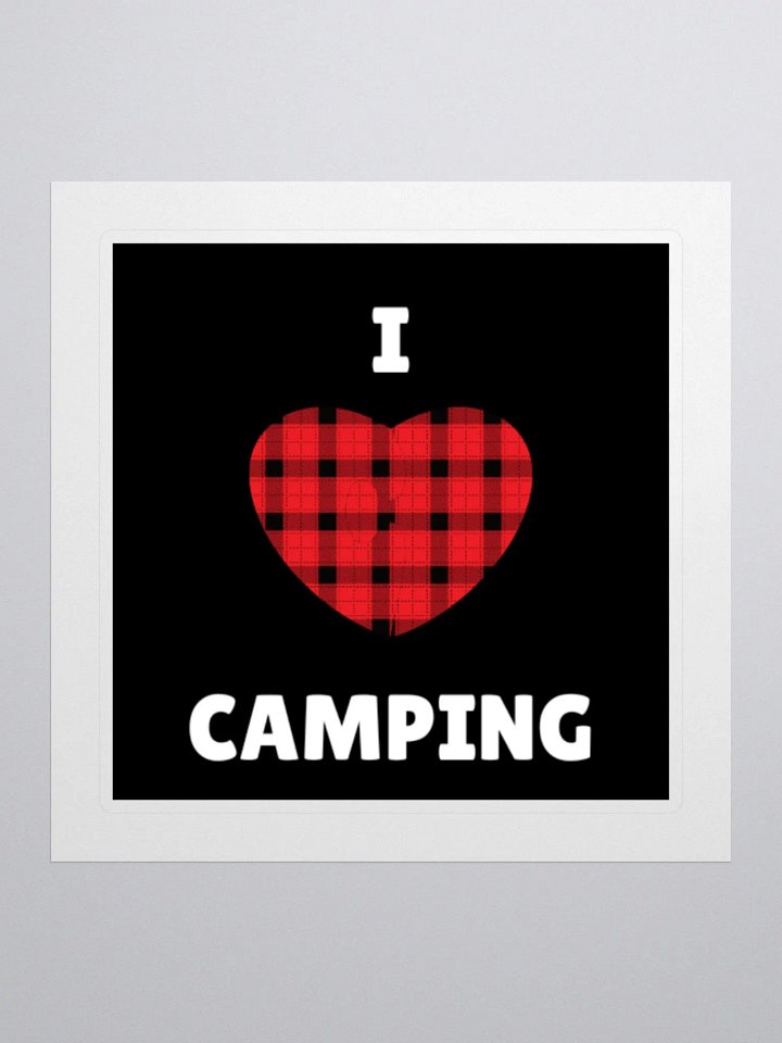 I Love Camping Sticker product image (1)