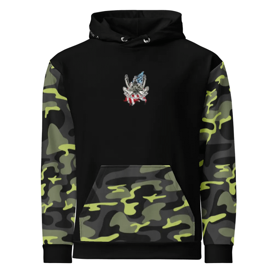 Copy of Camouflage & Black Pacific Titan & CE Flage Hoodie product image (8)