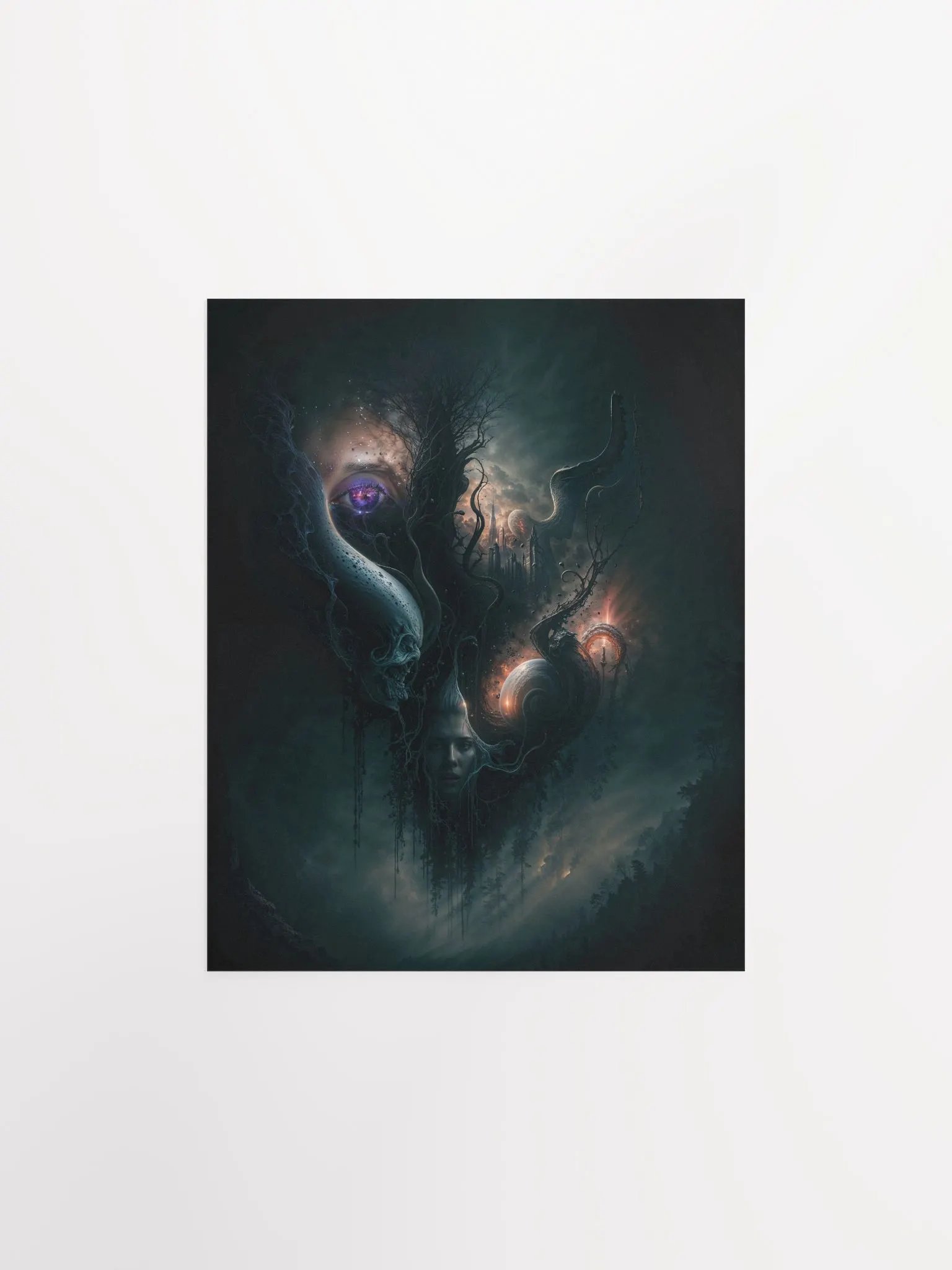 Cosmic Dreamscape Matte Poster product image (4)