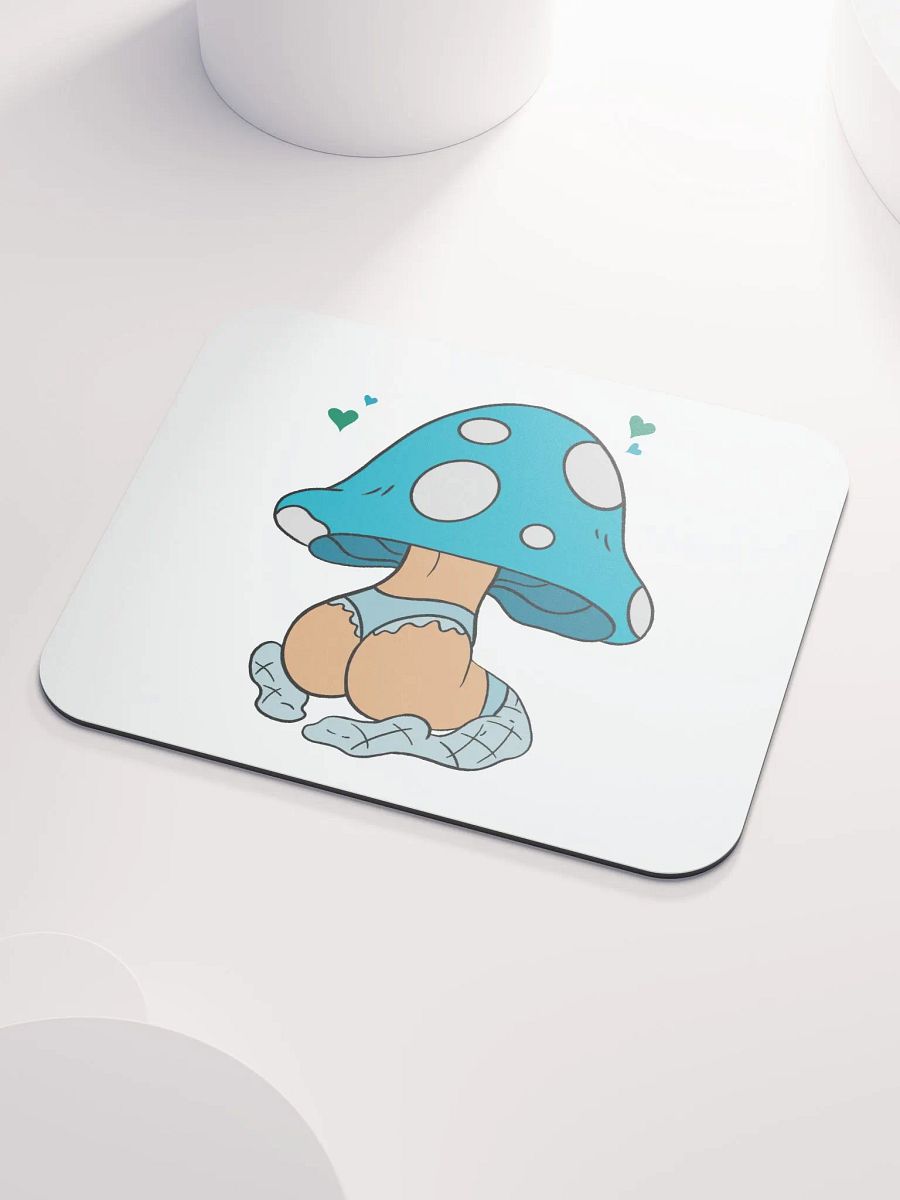 Mushroom Baddie Desk Mat - Dark Blue product image (3)