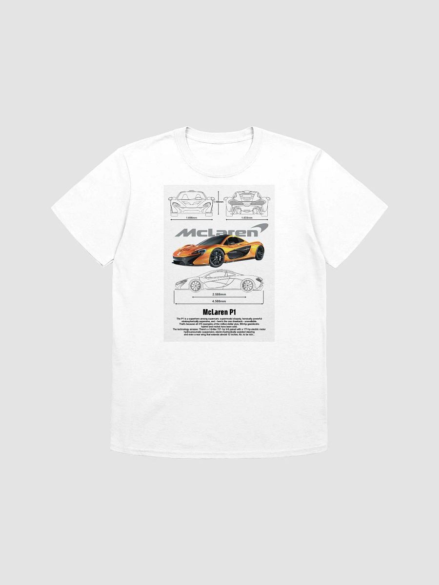 McLaren P1 Hypercar Illustrated T-Shirt product image (1)