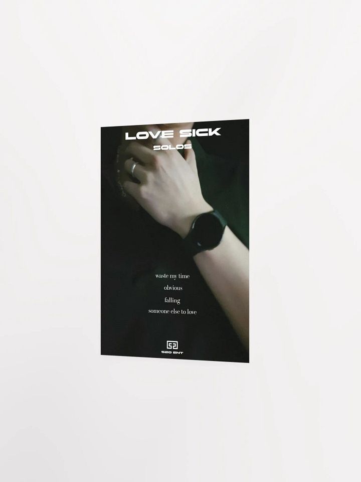 LOVE SICK ALBUM Poster Art product image (5)