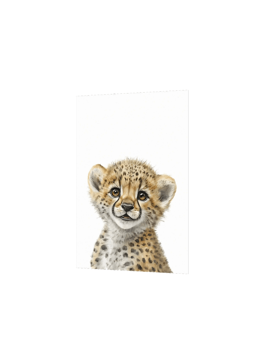 Cute Baby Cheetah Safari Print product image (3)