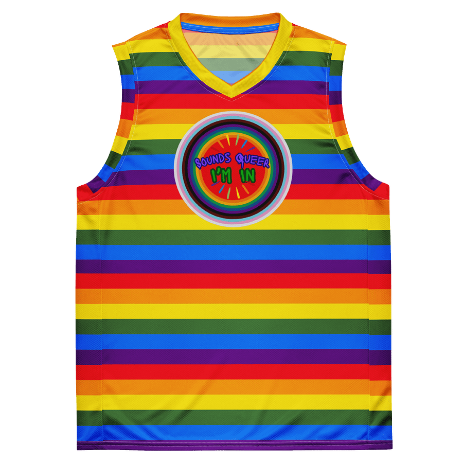 LGBTQIAP2S+ 2025, Sounds Queer I'm In, Jersey/Sleeveless Shirt product image (2)