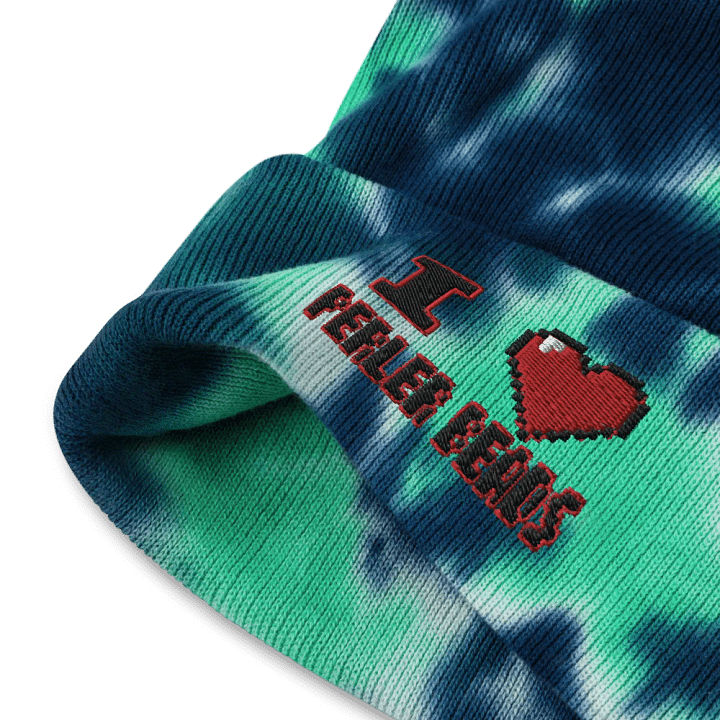 I Heart Perler Bead 2 Tie Dye Touque product image (2)