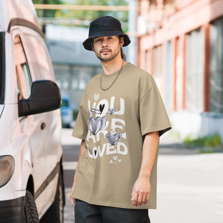 You are loved faded Tee product image (1)