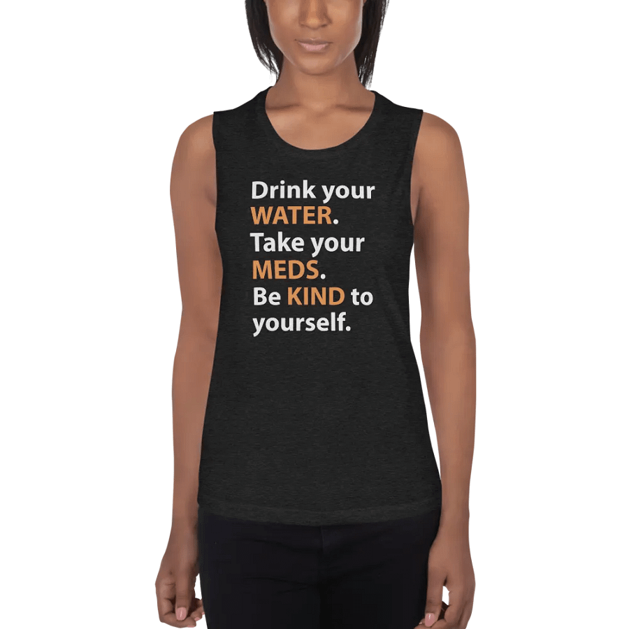 Water, Meds & Kindness (Orange) product image (1)