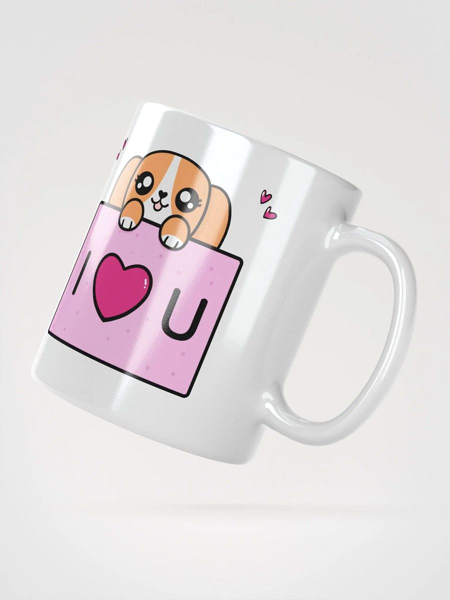 Cute Cat & Dog I Love U Mug product image (3)