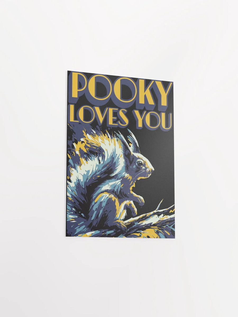Pooky Loves You - Artistic Squirrel PRINT product image (3)