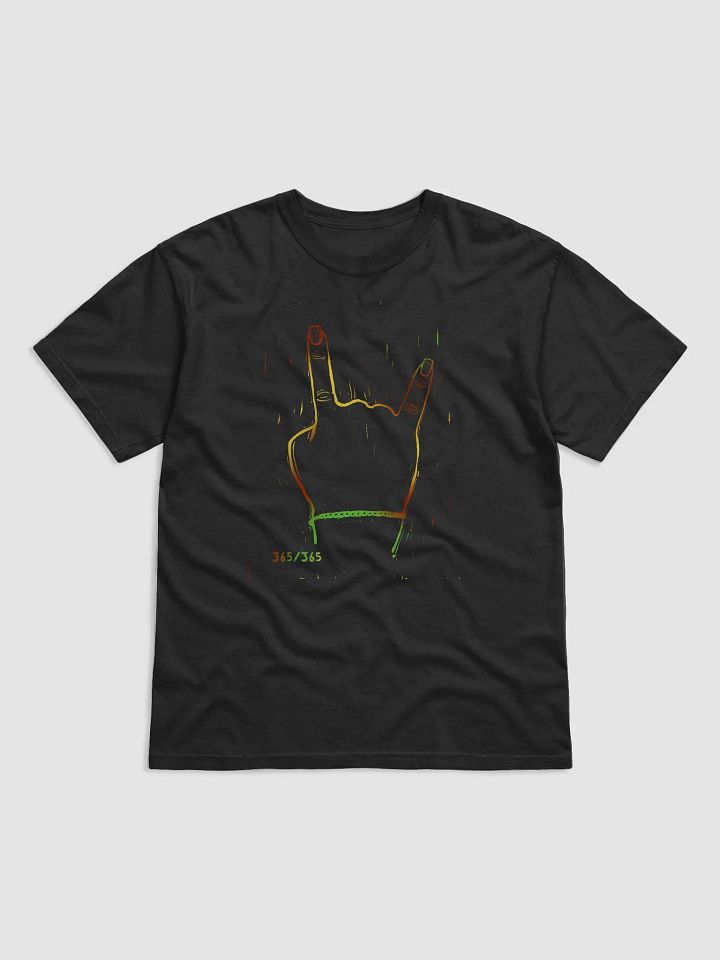 Linocut Rock On Short Sleeve Shirt product image (1)