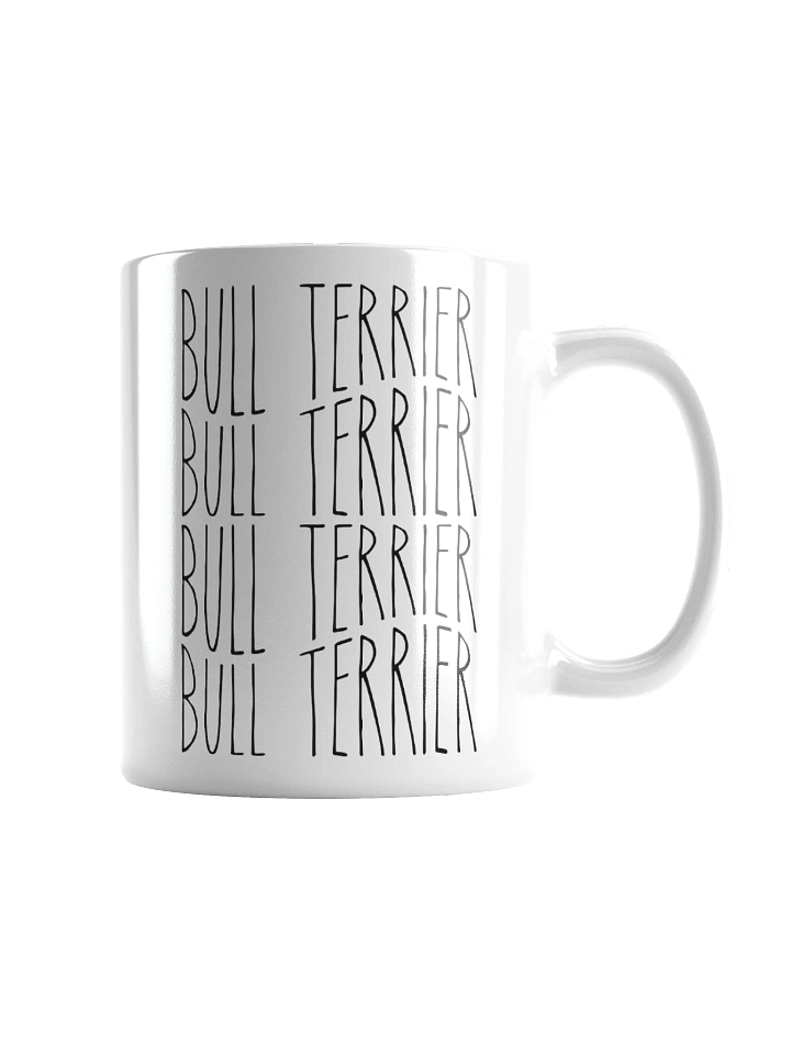 Bull Terrier Wavy Minimalist Rustic Chic Mug product image (2)
