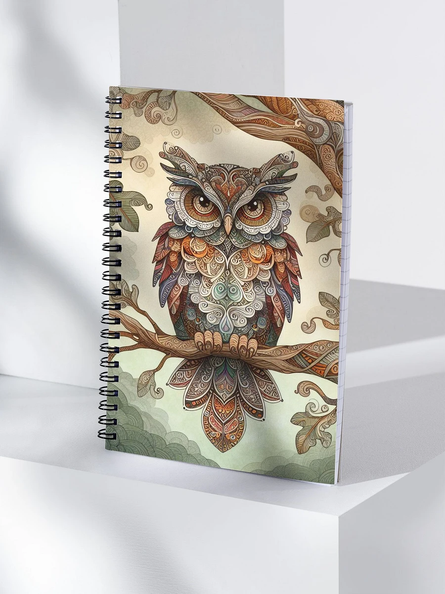 Whimsical Owl Dreams Spiral Notebook product image (4)